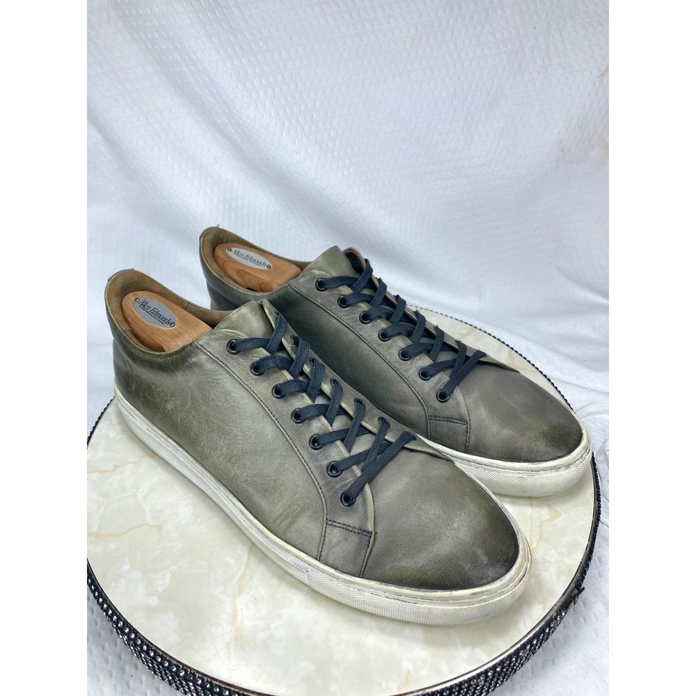 Thursday Boot Co Premier Low Top Sneaker Mens 14 Olive Green Leather Handcrafted